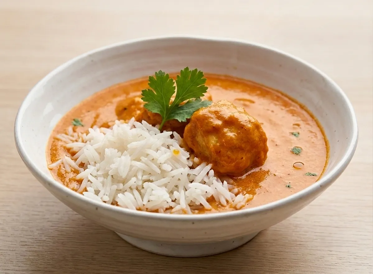 Butter Chicken Rice Bowl at 5 O’clock Cafe And Lounge, Calgary NE